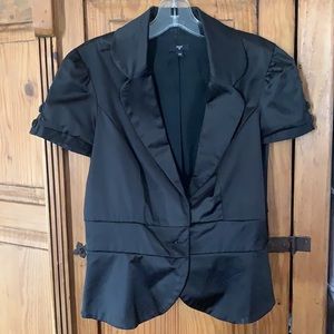 Stoosh short sleeve black bolero jacket